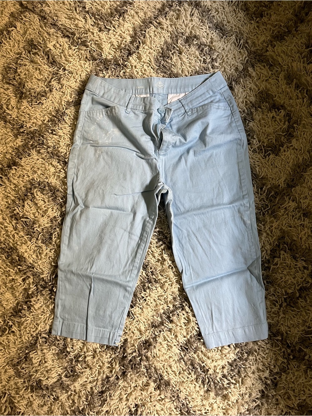 St. John's Bay Light Blue Casual Pants